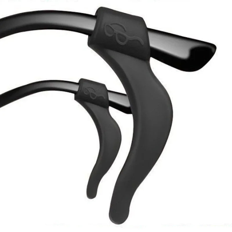 10-100Pcs Silicone Ear Hook Anti-Slip Glasses Black Transparent Leg Ear Brackets Sunglasses Anti-Fall Eyewear Holder Accessories