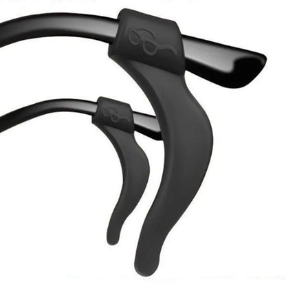 10-100Pcs Silicone Ear Hook Anti-Slip Glasses Black Transparent Leg Ear Brackets Sunglasses Anti-Fall Eyewear Holder Accessories