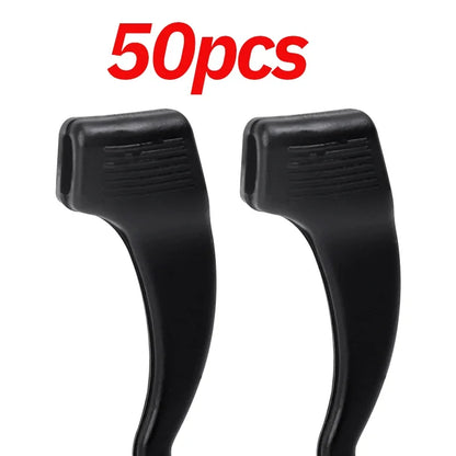 10-100Pcs Silicone Ear Hook Anti-Slip Glasses Black Transparent Leg Ear Brackets Sunglasses Anti-Fall Eyewear Holder Accessories